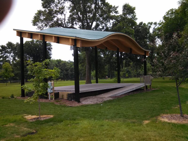 MWRP looking SE at stage